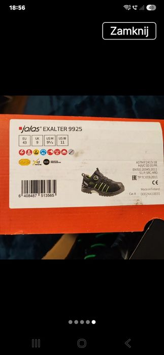Buty BHP Jalas EXSALTER 9925