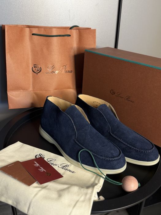 Лофери лоро пиана високі мужские лорики высокие ботинки синие lp