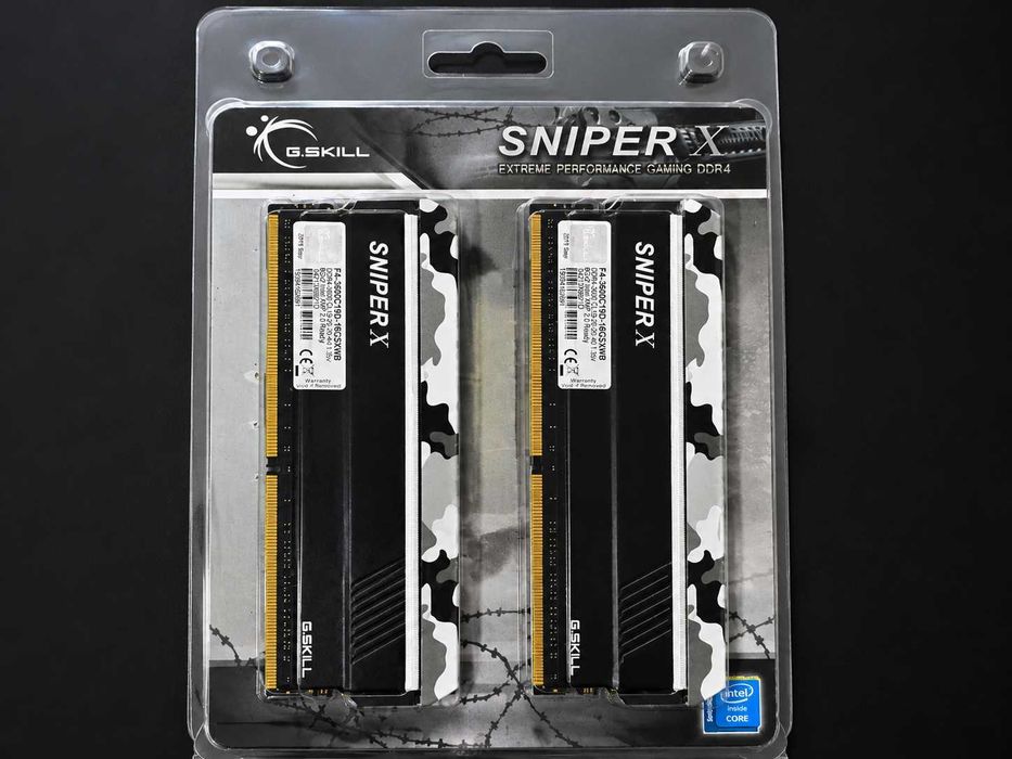 G.SKILL Sniper X DDR4 3600 MHz – 16GB (2x8 GB)