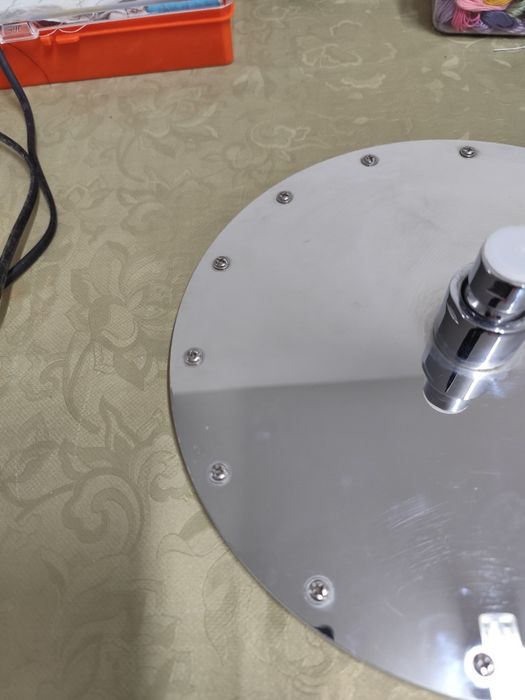 Chuveiro tecto Slim(extra fino) 25 cm latão cromado