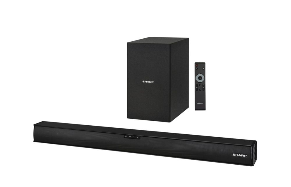 Soundbar com Subwoofer SHARP (2.1 ⁃ 160 W)
⁃ Subwoofer Sem Fios)