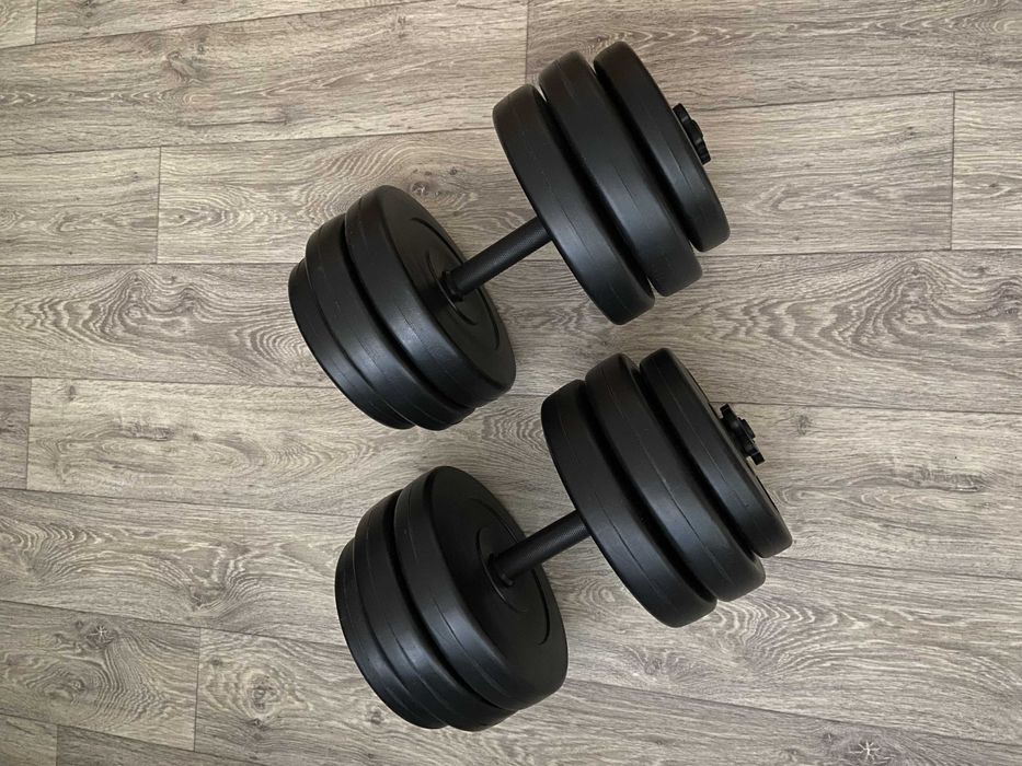 Гантели разборные наборные 2 по 25 гантелі розбірні нові 25 кг