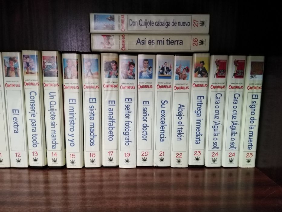 26 Cassetes de Vídeo VHS do Cantiflas