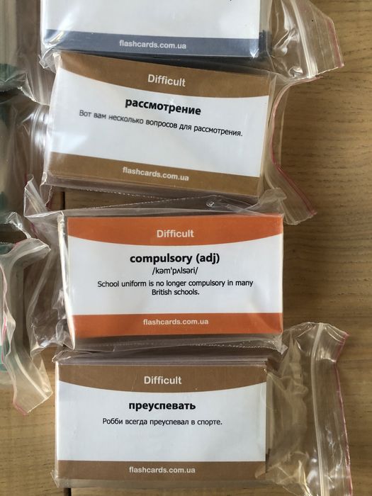 Flash cards картки для вивчення англійської