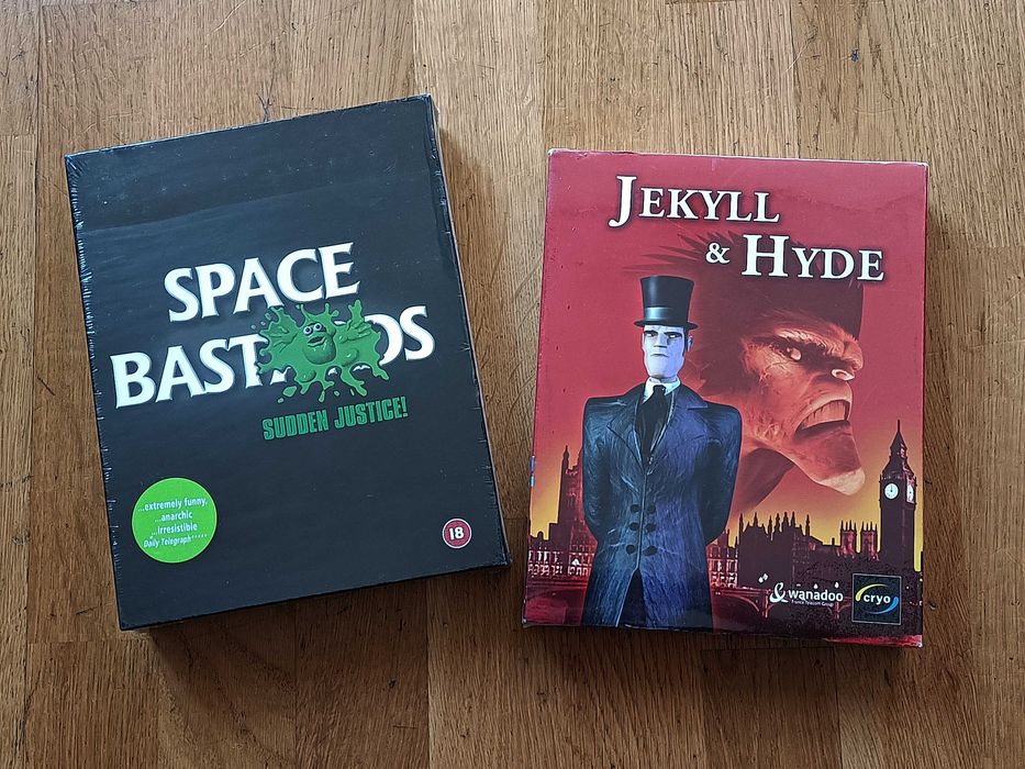 2 gry BIG BOX Dr Jekyll Mr Hyde PC Space Bastards PC NOWE W FOLIACH