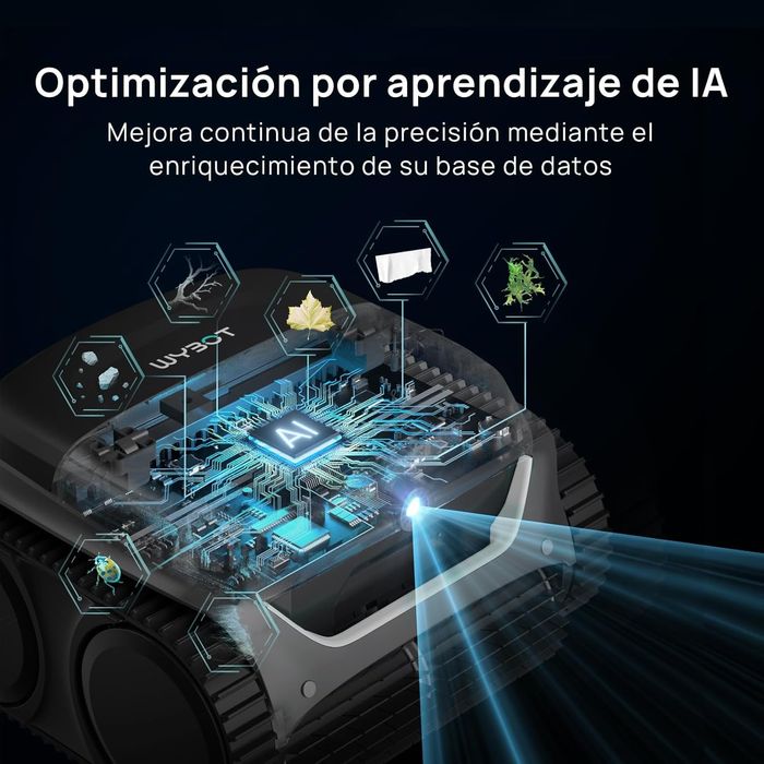 WYBOT C2 Vision-A NOVO – Robô com IA para Piscina (Fundo/Parede)