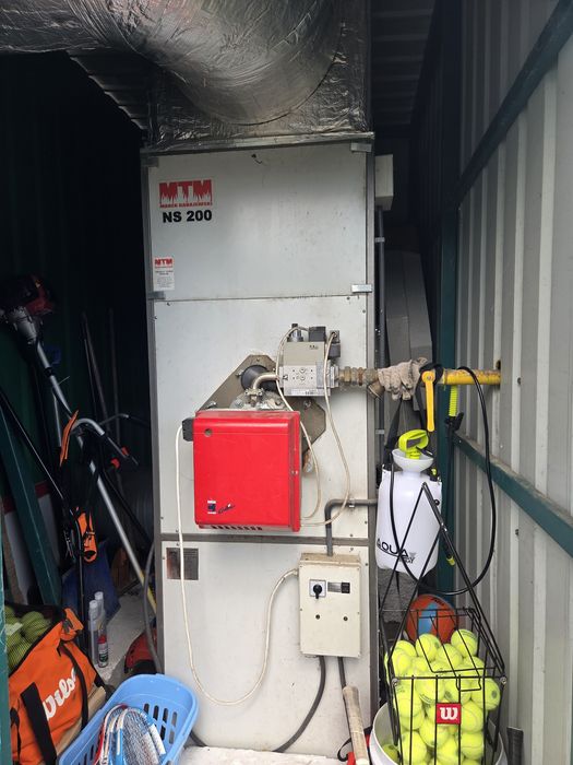 Nagrzewnica nadmuchowa 260 kW–ogrzewanie hali, warsztatu-gaz/LPG/ol