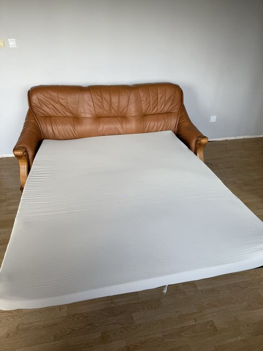 Zestaw wypoczynkowy, skórzany