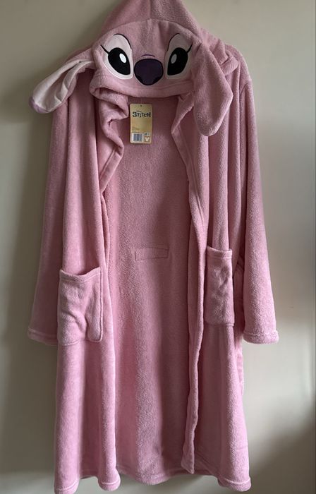 Szlafrok porannik Stitch różowy Disney