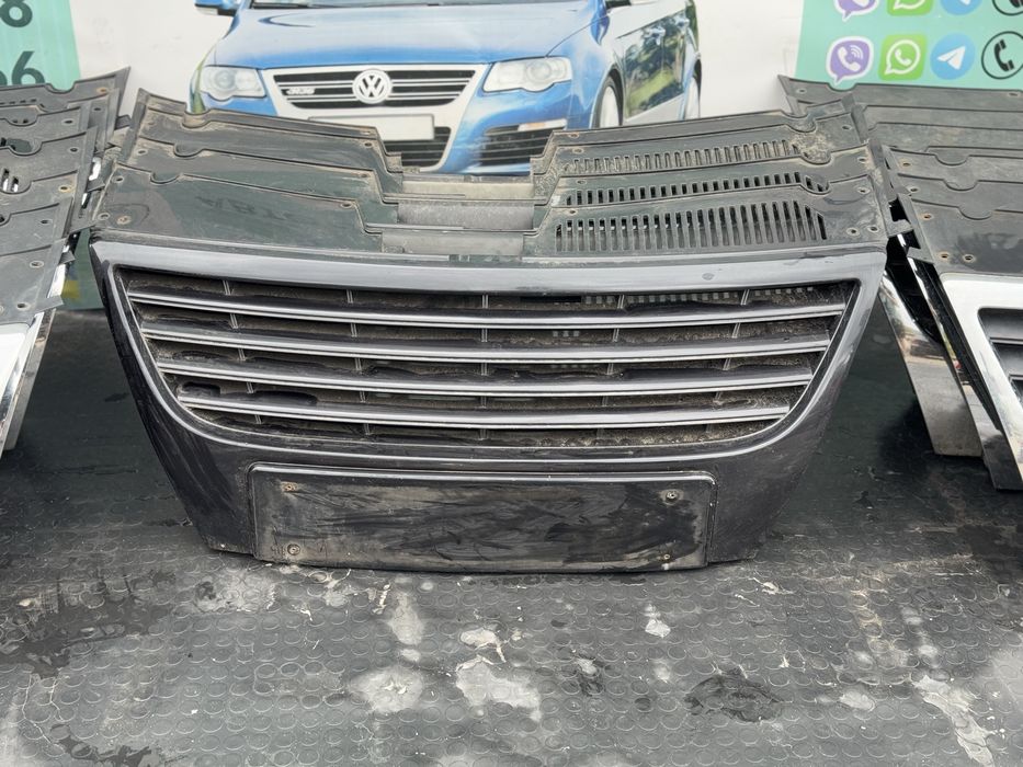 Решітка радіатора переднього бампера пассат б6 volkswagen passat b6