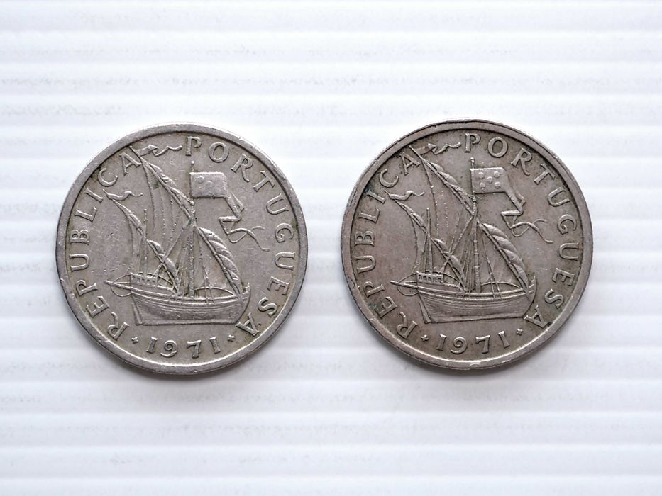 2 Moedas 5 Escudos 1971
