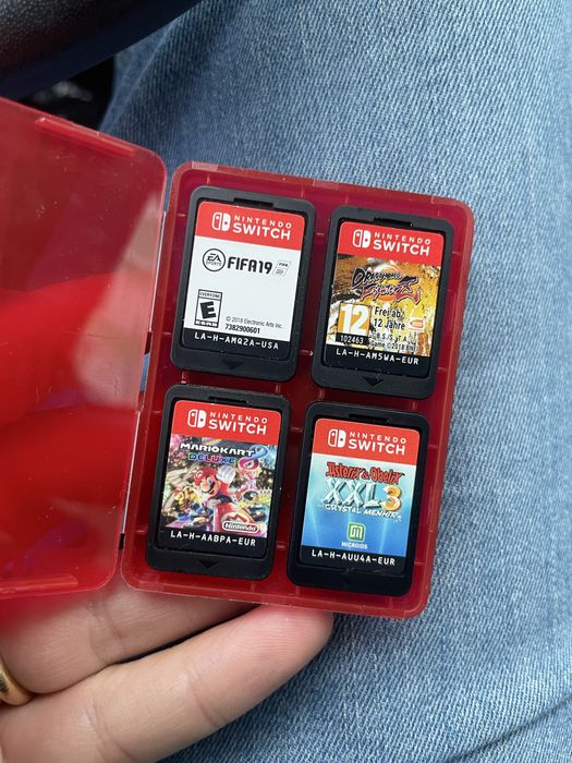 Jogos Nintendo Switch sem caixa