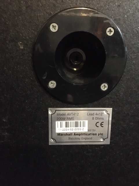 Marshall AVT412 4x12" Speaker Cabinets (UK)