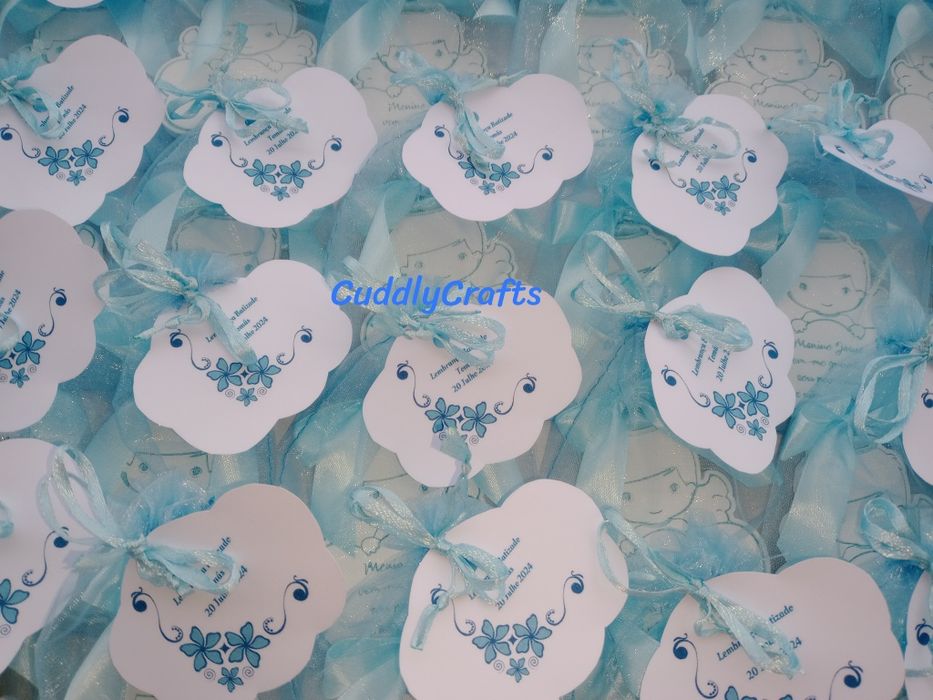 Lembranças gesso perfumado batizado