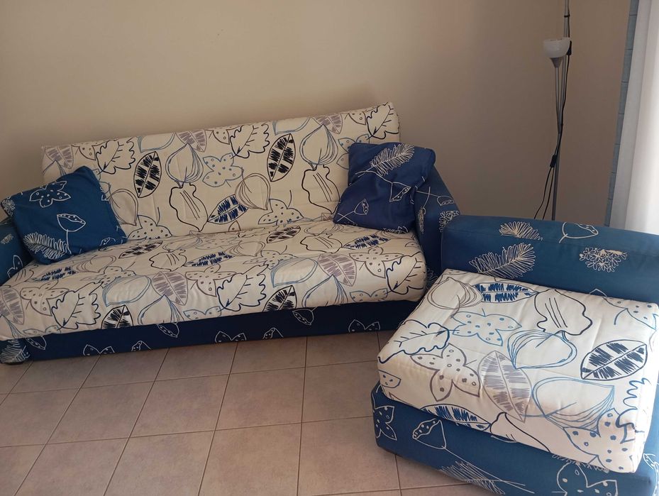 Sofá cama opção chaiselong