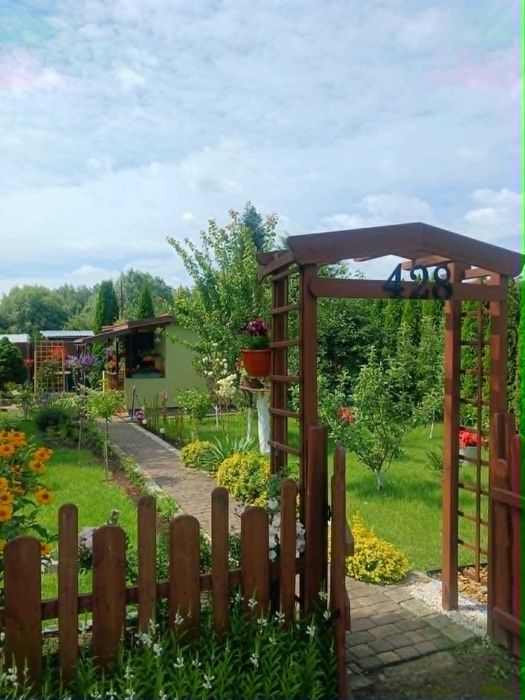 Działka ROD Piastowsk - Międzyrzecz  – 300 m², domek, prąd, oczko wodne