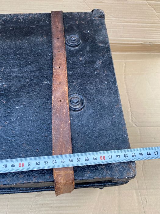 Mala Vintage de viagem em metal Inglesa dos anos 90