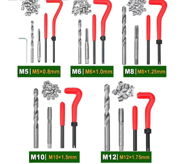 Kit reparaçao de roscas / helicoil