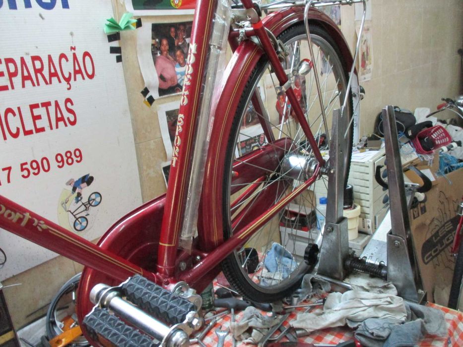 Bicicleta Pasteleira Sport Vermelha