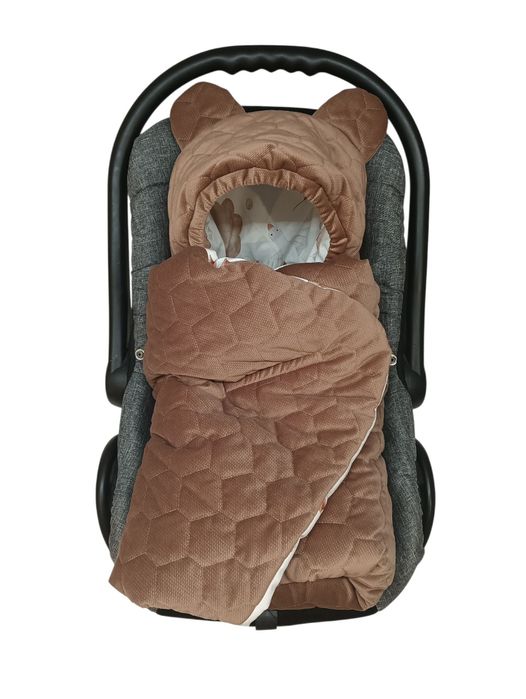 Otulacz do fotelika premium jesienno zimowy
