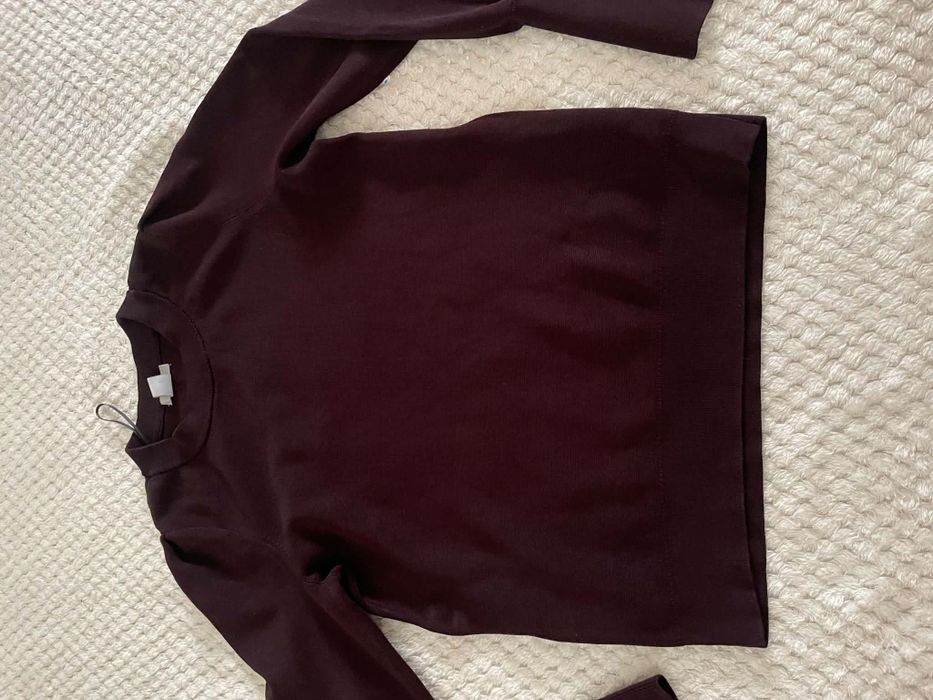 Sweter w czekoladowym kolorze h&m rozmiar s