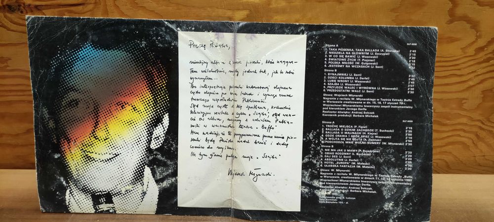 płyta winylowa Wojciech Młynarski Szajba zestaw 2 sztuki