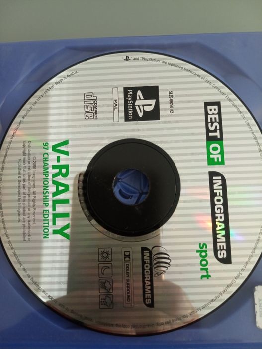 Jogo PS1 V-Rally 97 Championship Edition	Playstation 1 - PS1