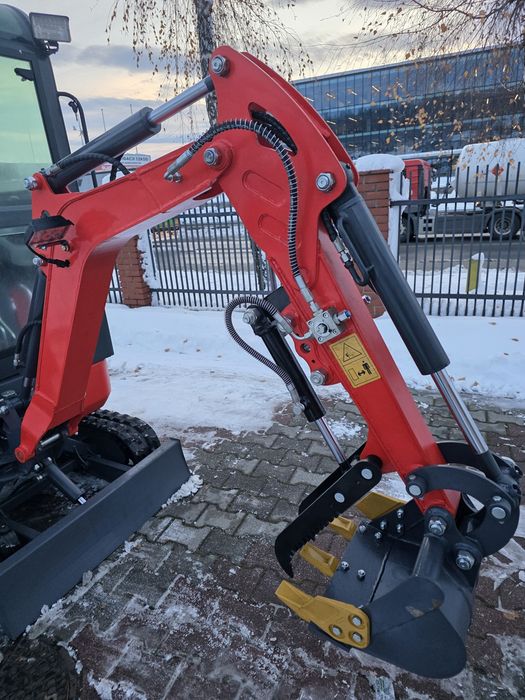 Minikoparka 1.5 tony nowa 3 łyżki w zestawie