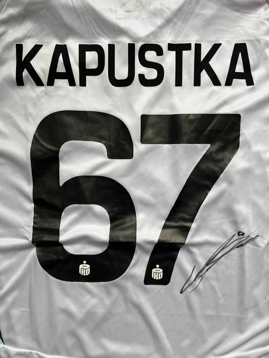 Bartosz Kapustka Legia Warszawa koszulka z autografem + certyfikat