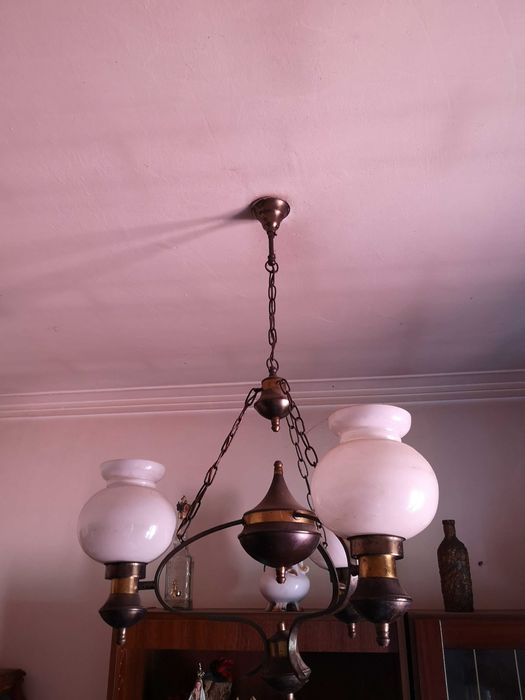 Candeeiros de latão antigos