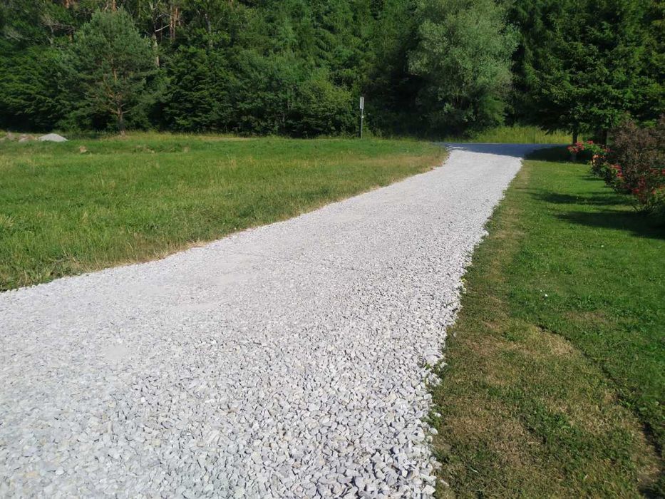 Utwardzanie terenu , drogi dojazdowe, układanie kostki brukowej