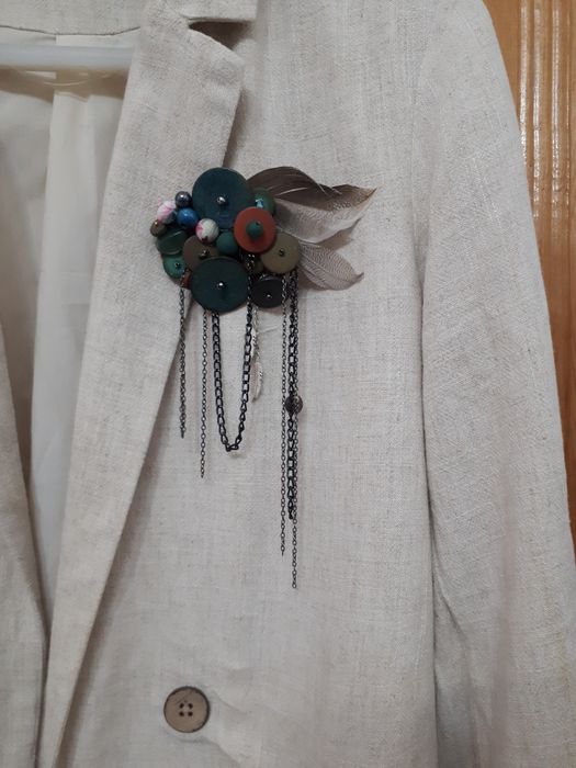 Брошь стиль бохо