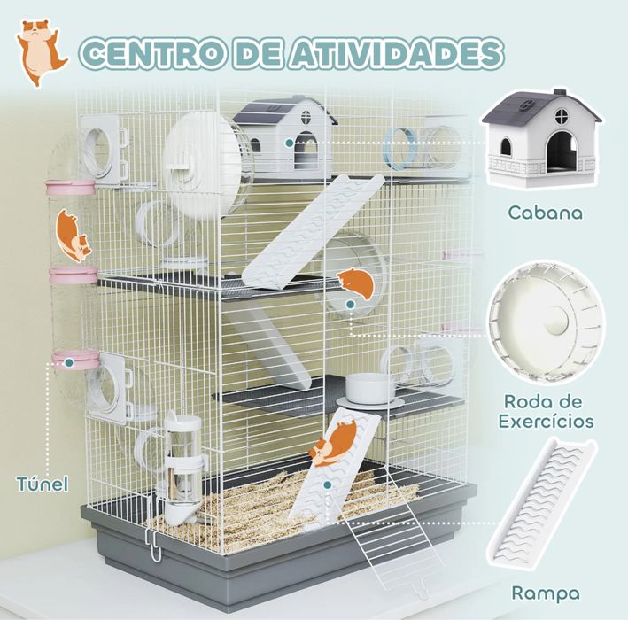 Gaiola para hamsters - NOVO! ENVIO GRATIS