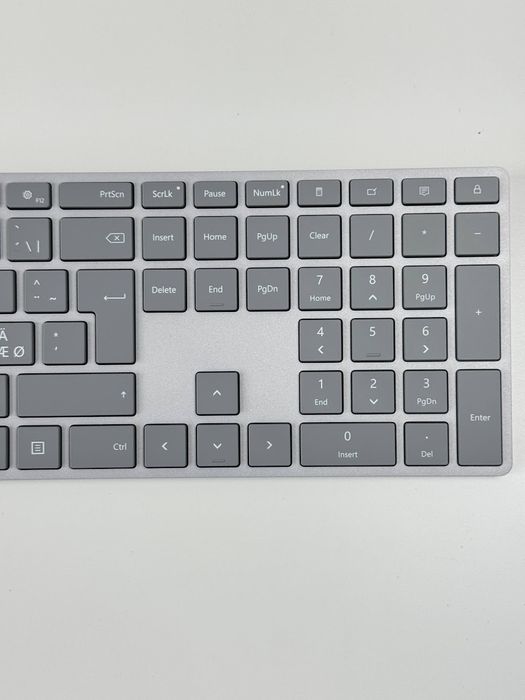 Бездротова клавіатура Microsoft Surface Keyboard 2nd Edition QWERTY Grey (ножичні клавіши, Bluetooth)