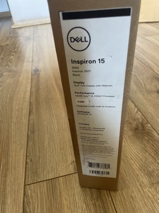 Laptop nowy Dell Inspiron 3501 i5-1135G7/8GB/512/Win10