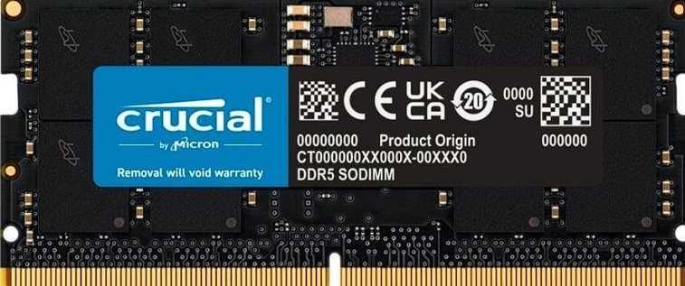 Crucial 16 GB SO-DIMM DDR5 5600 MHz