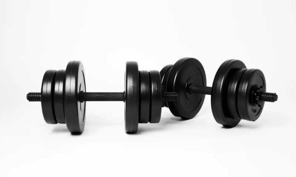 Топ-ціна! Гантелі композитні 2 по 15 кг! Гантели дискові від виробника