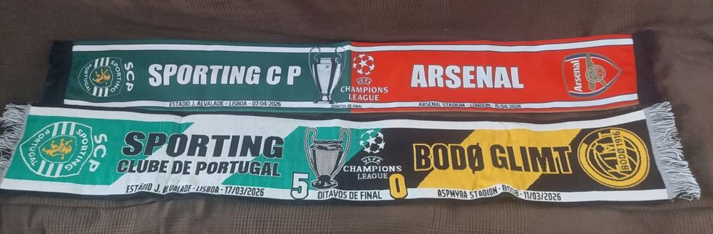 2 cachecois do Sporting para recordacao