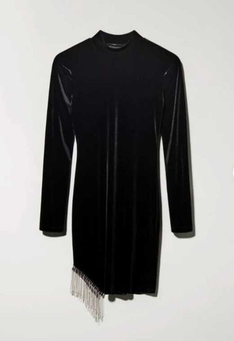 Платье вечернее новое велюр XL, L, M