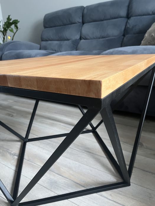 Stolik kawowy loft drewniany