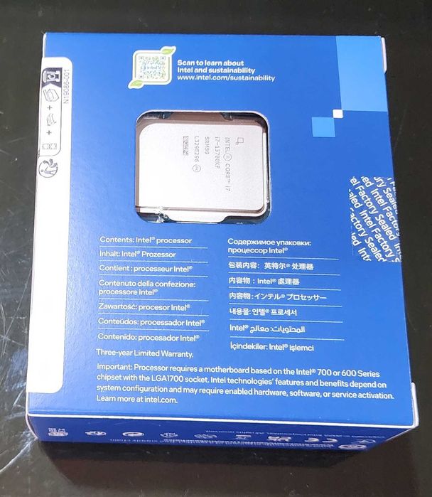 Intel Core i7-13700KF | Nowy, zaplombowany | Gwarancja 2028