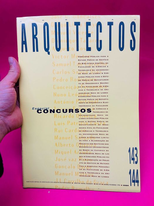 Jornal Arquitectos - Especial Concursos - Nº 143 - 144
