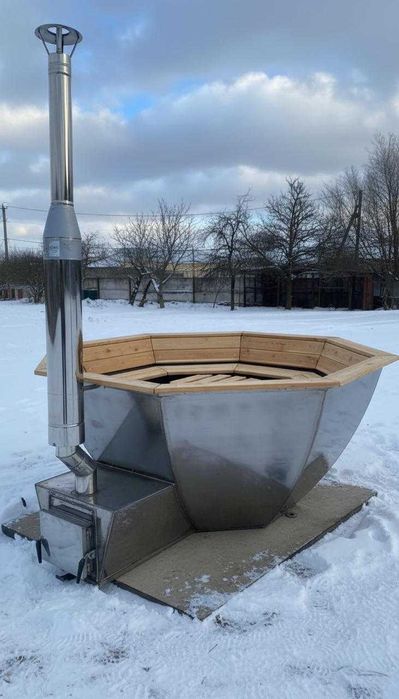 ‼️ КРИШКА У ПОДАРУНОК ‼️ Банний чан на дровах • Карпатский чан/купель