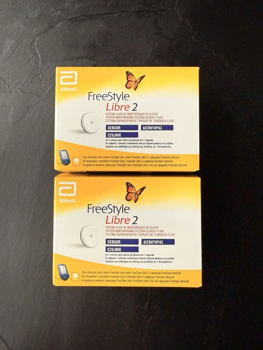 2 sztuki Nowe fabrycznie zapakowane sensory FreeStyle Libre 2