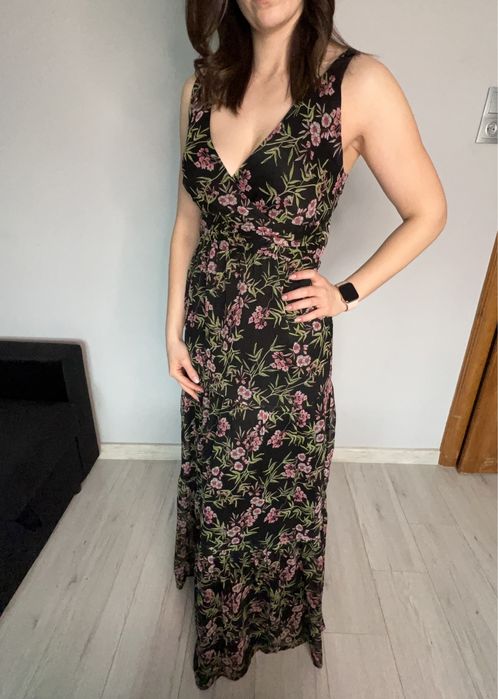Sukienka maxi w kwiaty