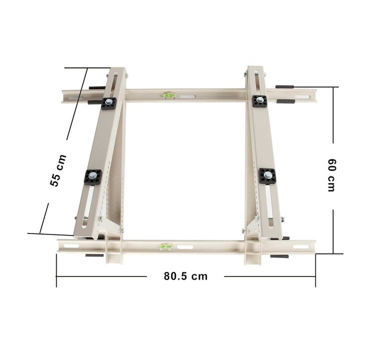 Wspornik Dachowy Regulowany 10-40° Klimatyzator 2.5-7 kW 150KG