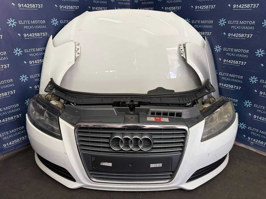 Frente completa usada AUDI A3 8P FASE 3 capot parachoques guarda lamas oticas radiadores reforço