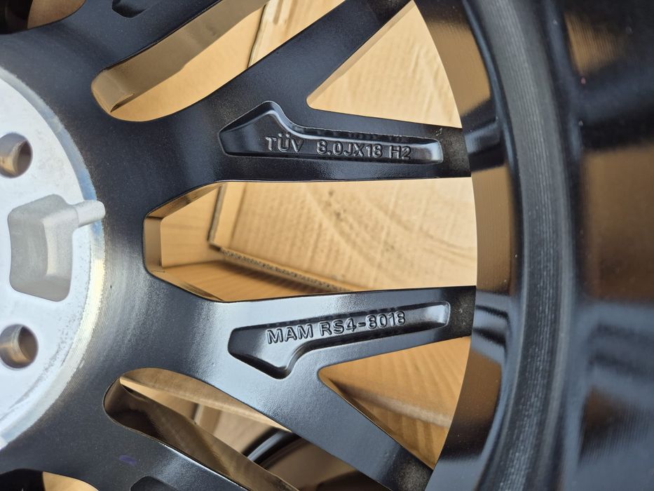 Felgi 18" 5x112 MG HS MG4 MG5 MG ZS EV TPMS Czarne Nowe | #RS4