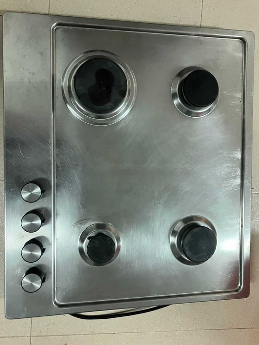 Placa fogão gás natural  de 4 lumes-boas condições