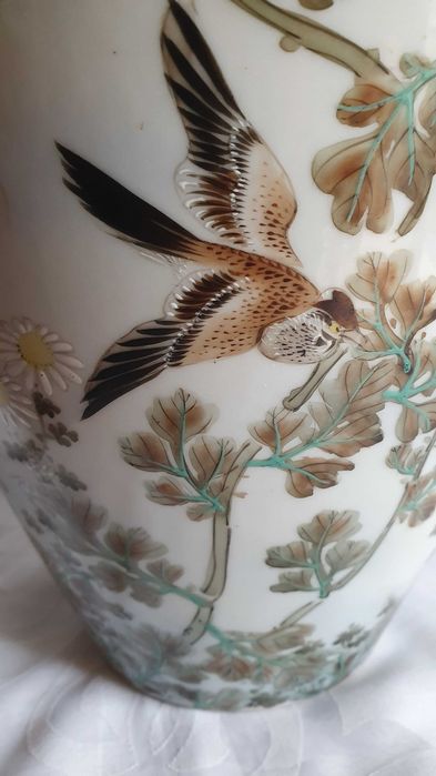 Jarrão  em porcelana antiga Japão, original pintado à mão